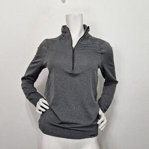 Patagonia Capilene Gray Midweight Gorpcore Yoga Hiking 1/4 Zip Pullover Size S